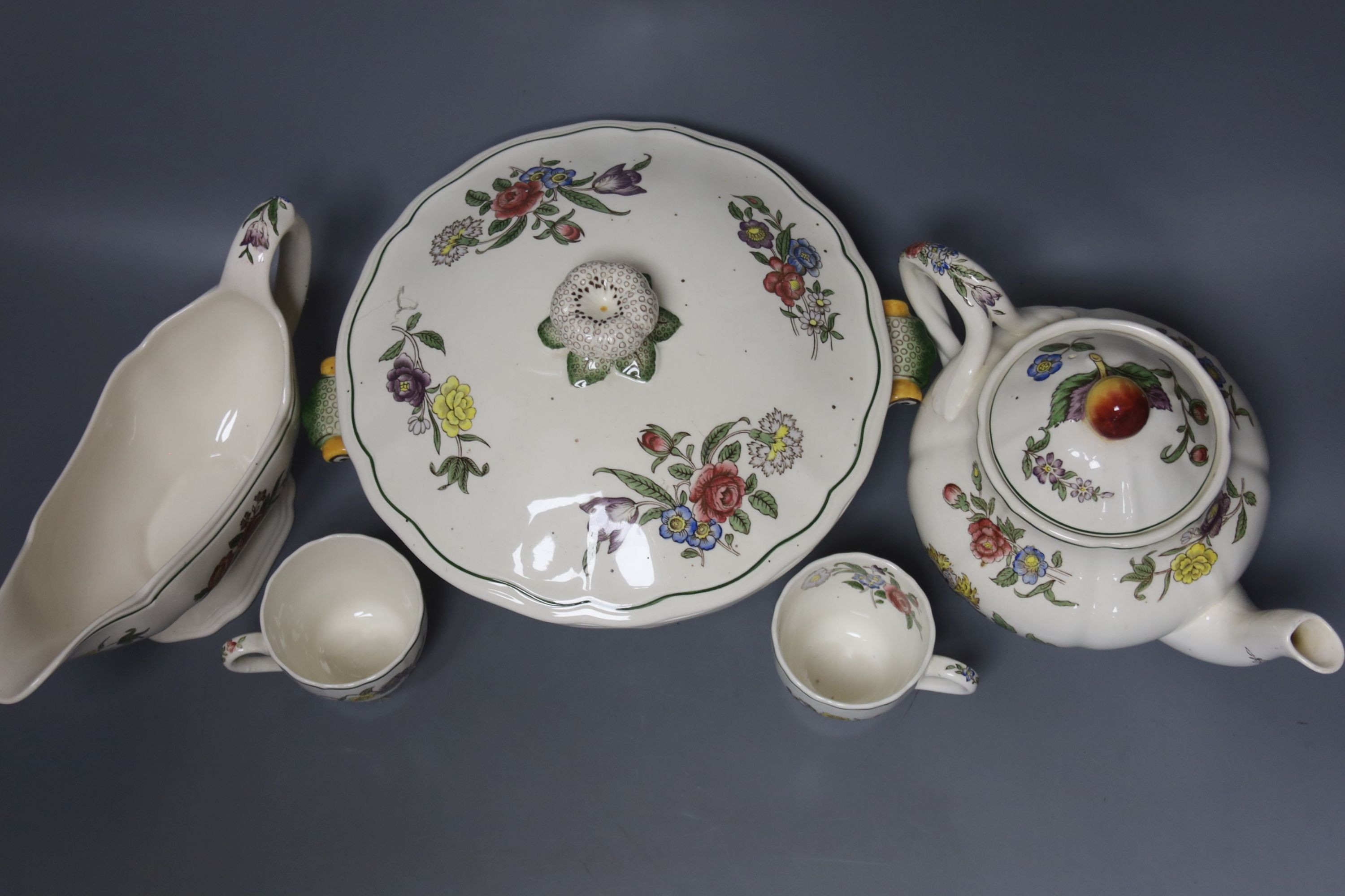 A Copeland Spode Springtime part dinner, tea and coffee service